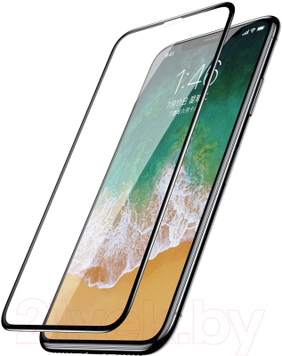 Защитное стекло для телефона Case 3D Rubber для iPhone X / XS / 11Pro (черный)