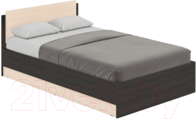 Полуторная кровать Modern Аманда А12 (венге/дуб млечный)