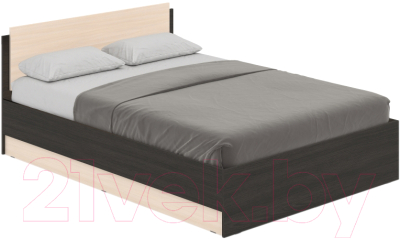 Полуторная кровать Modern Аманда А14 (венге/дуб млечный)