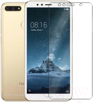 Защитное стекло для телефона Case Full Screen для Y5 Prime 2018/Honor 7A (черный)