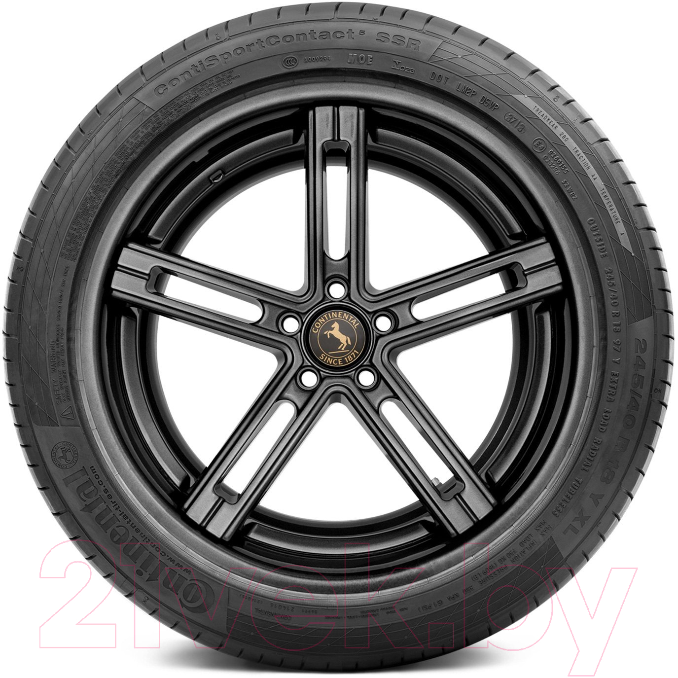 Летняя шина Continental ContiSportContact 5 225/45R18 95Y Mercedes — фото 4