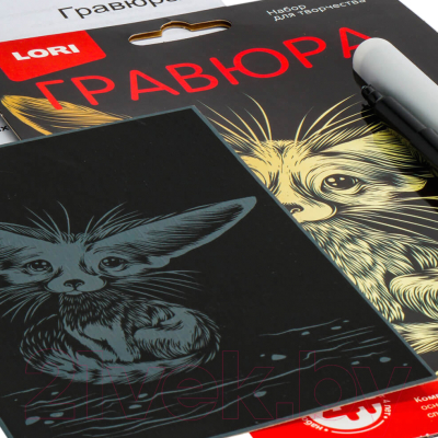 Изображение товара Гравюра Lori Классика. Ушастый фенек / Гр-561