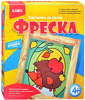 

Набор для творчества Lori, Фреска. Ежик с яблоком / Кп-037