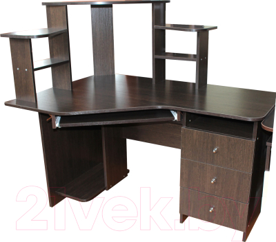 Компьютерный стол Компас-мебель КС-003-17 (венге темный)