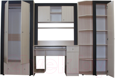 Комплект мебели для кабинета Компас-мебель Малыш КС-002 (дуб молочный/венге темный)