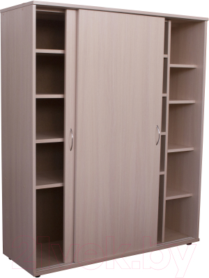 Шкаф для обуви Компас-мебель КС-012-01 (дуб молочный)