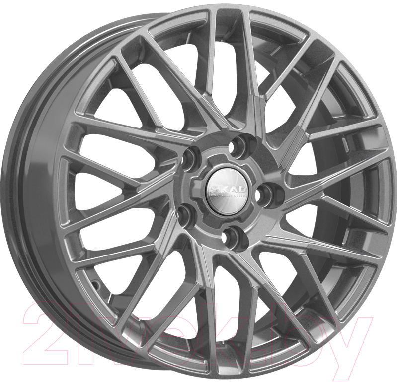 Литой диск SKAD Сиена 16x6.5" 5x114.3мм DIA 67.1мм ET 50мм Графит
