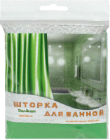 Шторка-занавеска для ванны Comfort Alumin Group 000620 (зеленый) - 