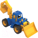 Трактор игрушечный Нордпласт Ангара с грейдером и ковшом / 141 - 