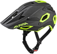 Защитный шлем Alpina Sports Rootage / A9718-31 (р-р 52-57, Black/Neon yellow) - 