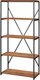 Стеллаж Millwood Neo Loft СН-1 Л (дуб табачный Craft/металл черный) - 