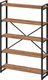 Стеллаж Millwood Neo Loft СН-4 Л (дуб табачный Craft/металл черный) - 