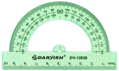Транспортир Darvish DV-12038 (180 градусов)