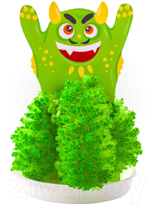 Изображение товара Набор для выращивания кристаллов Lori Монстрики. Зеленый монстрик / Крф-016