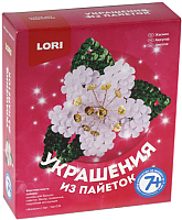 

Набор для творчества Lori, Украшения из пайеток. Брошка Жасмин / Укр-036