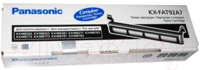 

Тонер-картридж Panasonic, Черный, KX-FAT92A7