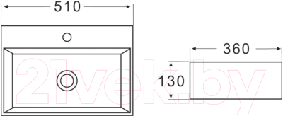 Купить Умывальник BelBagno BB1340  