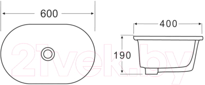 Купить Умывальник BelBagno BB1004  