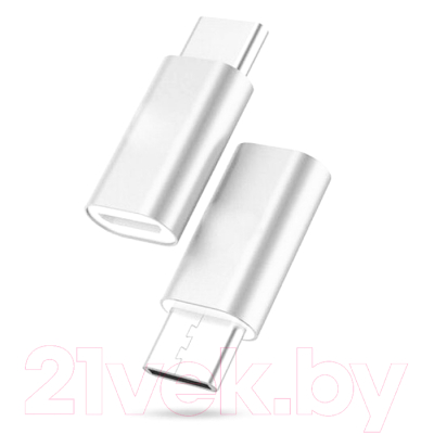 Кабель/переходник Atom USB Type-C 3.1 - MicroUSB-B (серебристый)