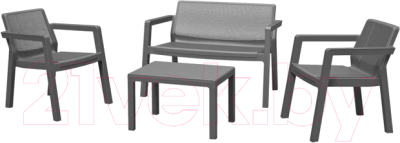 Комплект садовой мебели Keter Emily 2 Seater / 246589 (графит)