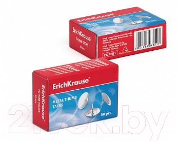Изображение товара Кнопки канцелярские Erich Krause 7851