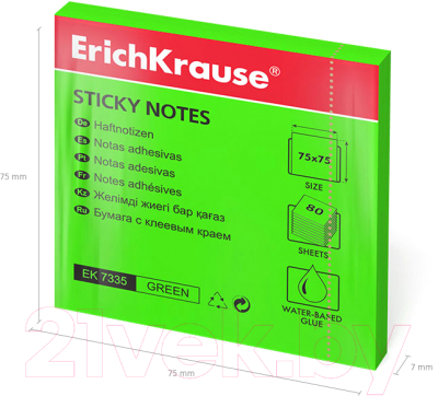 Блок для записей Erich Krause Neon 7335