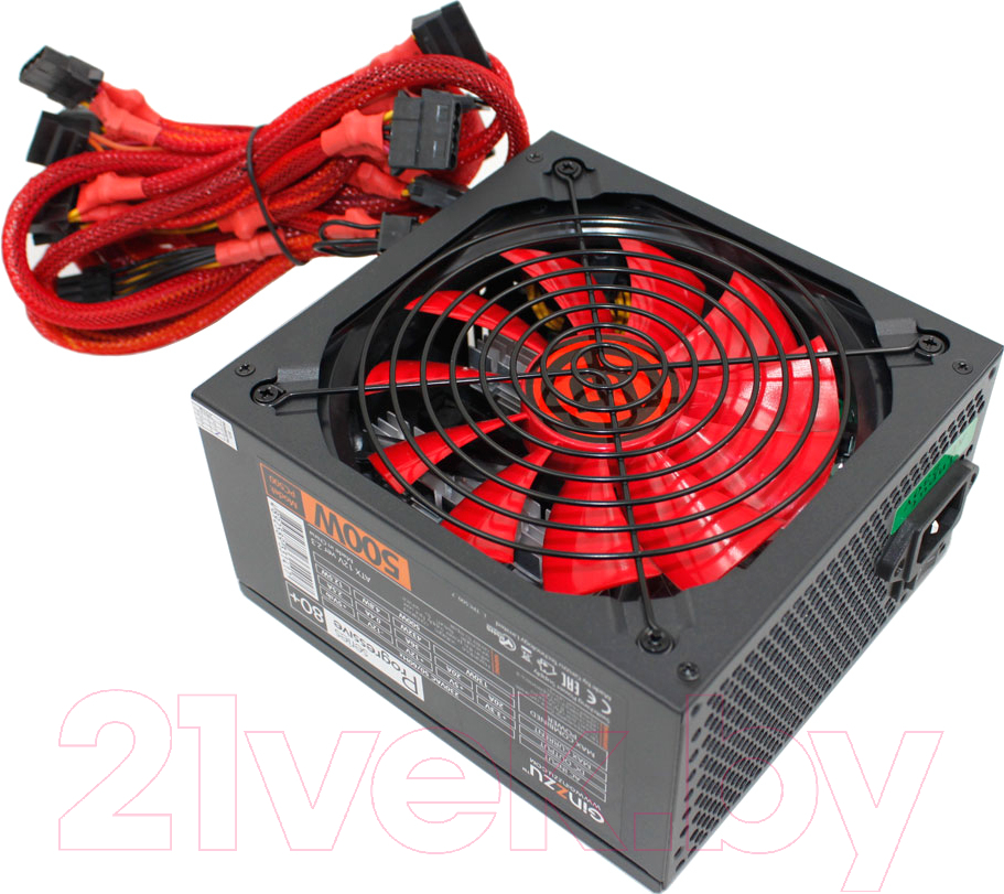 Блок питания для компьютера Ginzzu PC500 500W