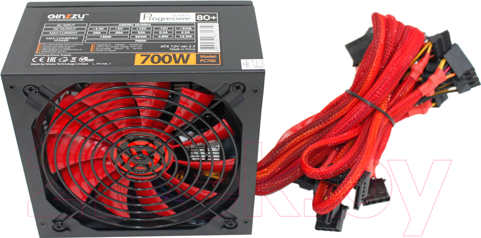 Блок питания для компьютера Ginzzu PC700 700W