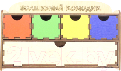 

Развивающая игра Деревянный город, Волшебный комодик. Пуговки / DG-А024-ANT