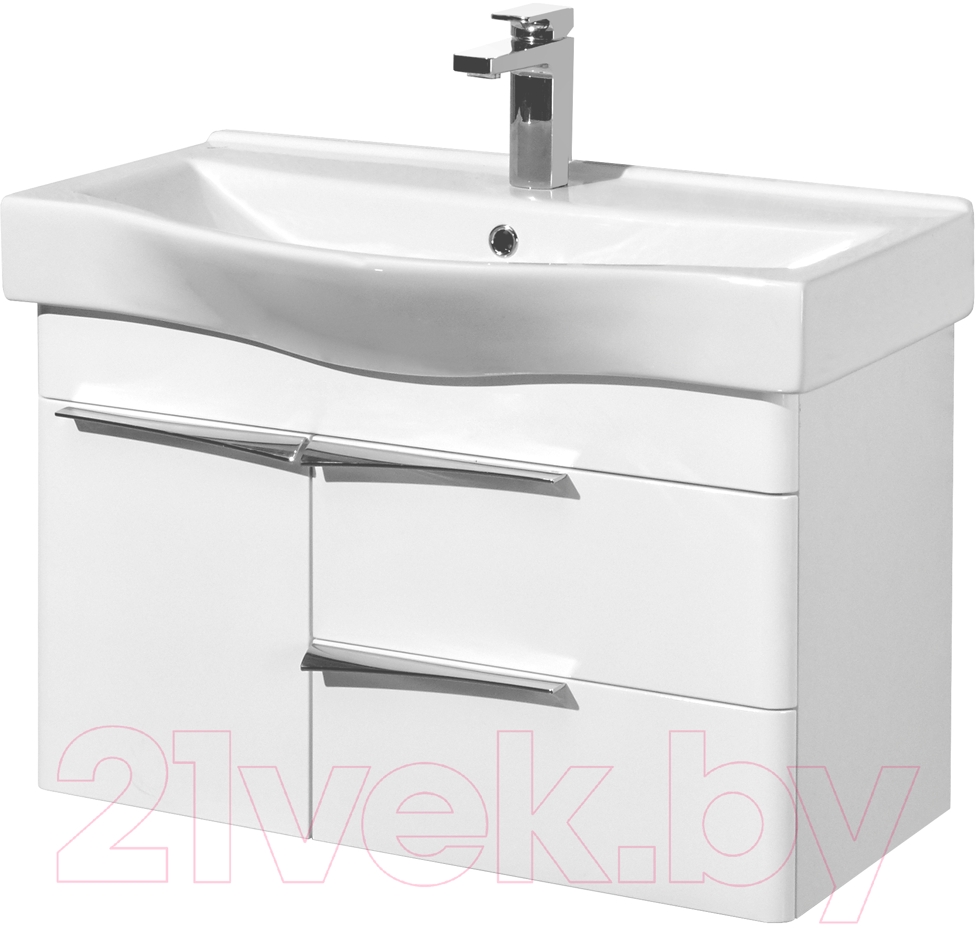 Тумба с умывальником Акватон Беверли 80 (1A2355K0BV010)