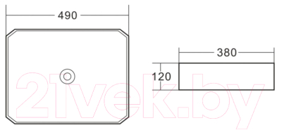 Купить Умывальник BelBagno BB1386  