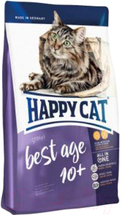Сухой корм для кошек Happy Cat Best Age 10+ / 70244 (4кг)