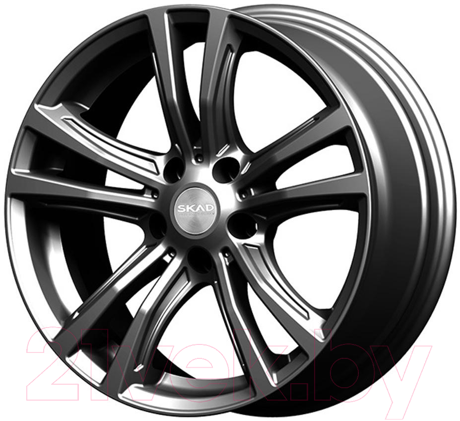 Литой диск SKAD Мюнхен 18x8" 5x114.3мм DIA 60.1мм ET 30мм Графит