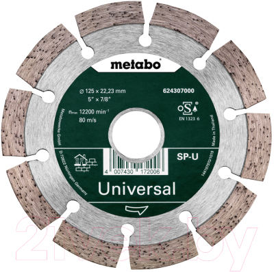 

Отрезной диск алмазный Metabo, 624307000