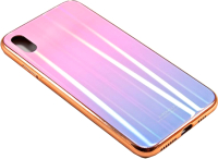 Чехол-накладка Case Aurora для Redmi Note 7 (розовый/фиолетовый) - 