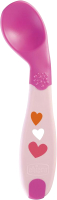 Ложка для кормления Chicco Baby's First Spoon 8 мес+ / 340728293 (розовый) - 