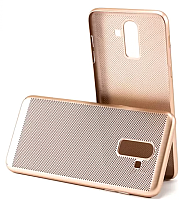 Чехол-накладка Case Matte Natty для Galaxy J8 (матовое золото) - 
