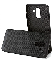 Чехол-накладка Case Matte Natty для Galaxy J8 (черный матовый) - 