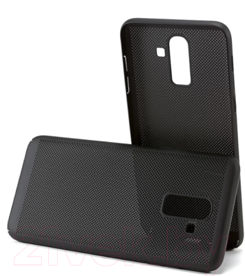 Чехол-накладка Case Matte Natty для Galaxy J8 (черный матовый)
