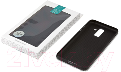 Чехол-накладка Case Matte Natty для Galaxy J8 (черный матовый)