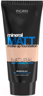 

Тональный крем Ingrid, Mineral Matt №303