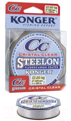 Леска монофильная Konger Steelon Crictal Clear Fluorocarbon 0.20мм 150м / 239150020