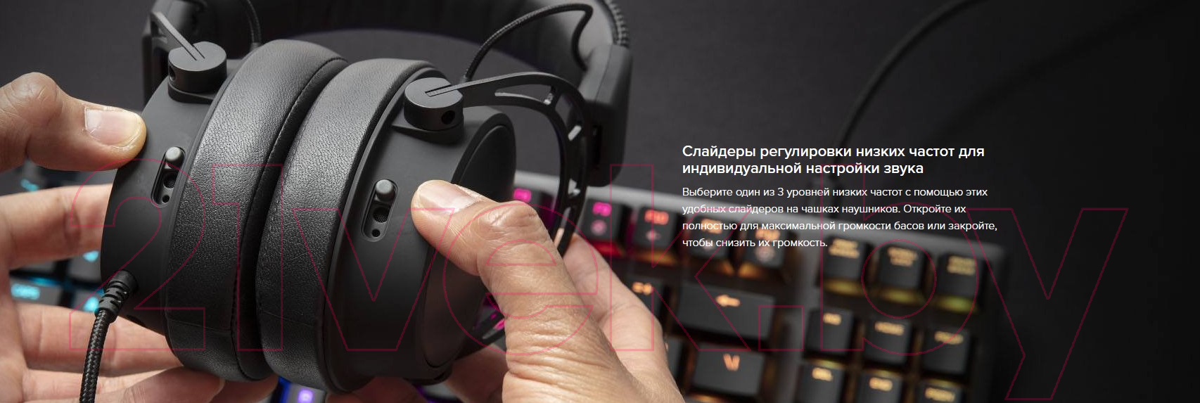 Наушники-гарнитура HyperX Cloud Alpha S Blackout (HX-HSCAS-BK/WW)