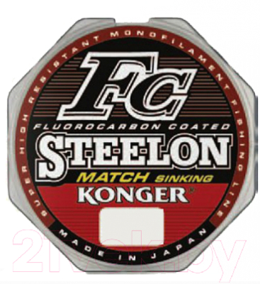 

Леска монофильная Konger, Коричневый, Steelon Fc-1 Match 0.20мм 100м / 238100020