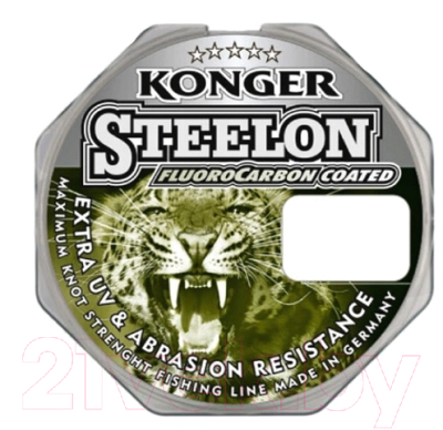 Леска монофильная Konger Steelon Fluorocarbon 0.35мм 100м / 220100035