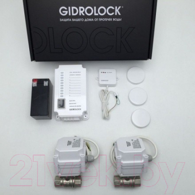 Система защиты от протечек Gidrolock Квартира 1 Ultimate Bugatti Radio