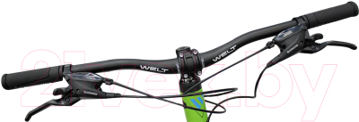 Велосипед Welt Cycle Ridge 1.0 HD 26 2020 (S, Dark Green/Blue/Green)