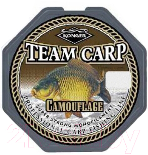 Леска монофильная Konger Team Carp Camouflage 0.25мм 350м / 214005025
