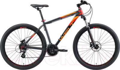Велосипед Welt Cycle Ridge 2.0 HD 27 2020 (S, Grey/Orange/Red)