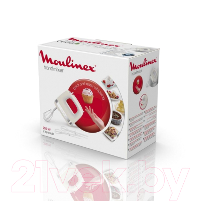 Миксер ручной Moulinex HM211A11
